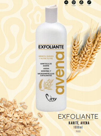 EXFOLIANTE DE AVENA 1000 ML