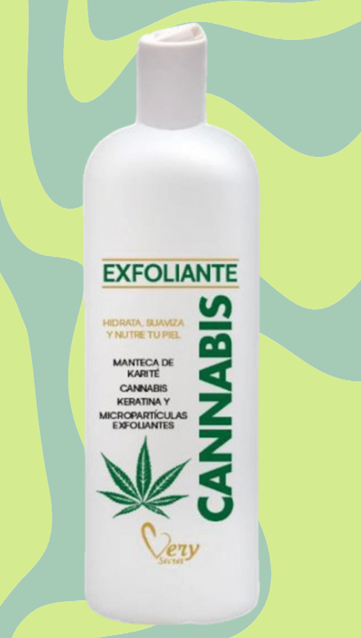 EXFOLIANTE CANNABIS, KÁRITE Y KERATINA 1000 ML