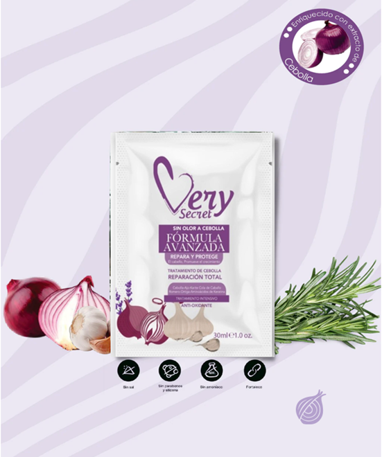 SACHET TRATAMIENTO CAPILAR CEBOLLA 30 ML