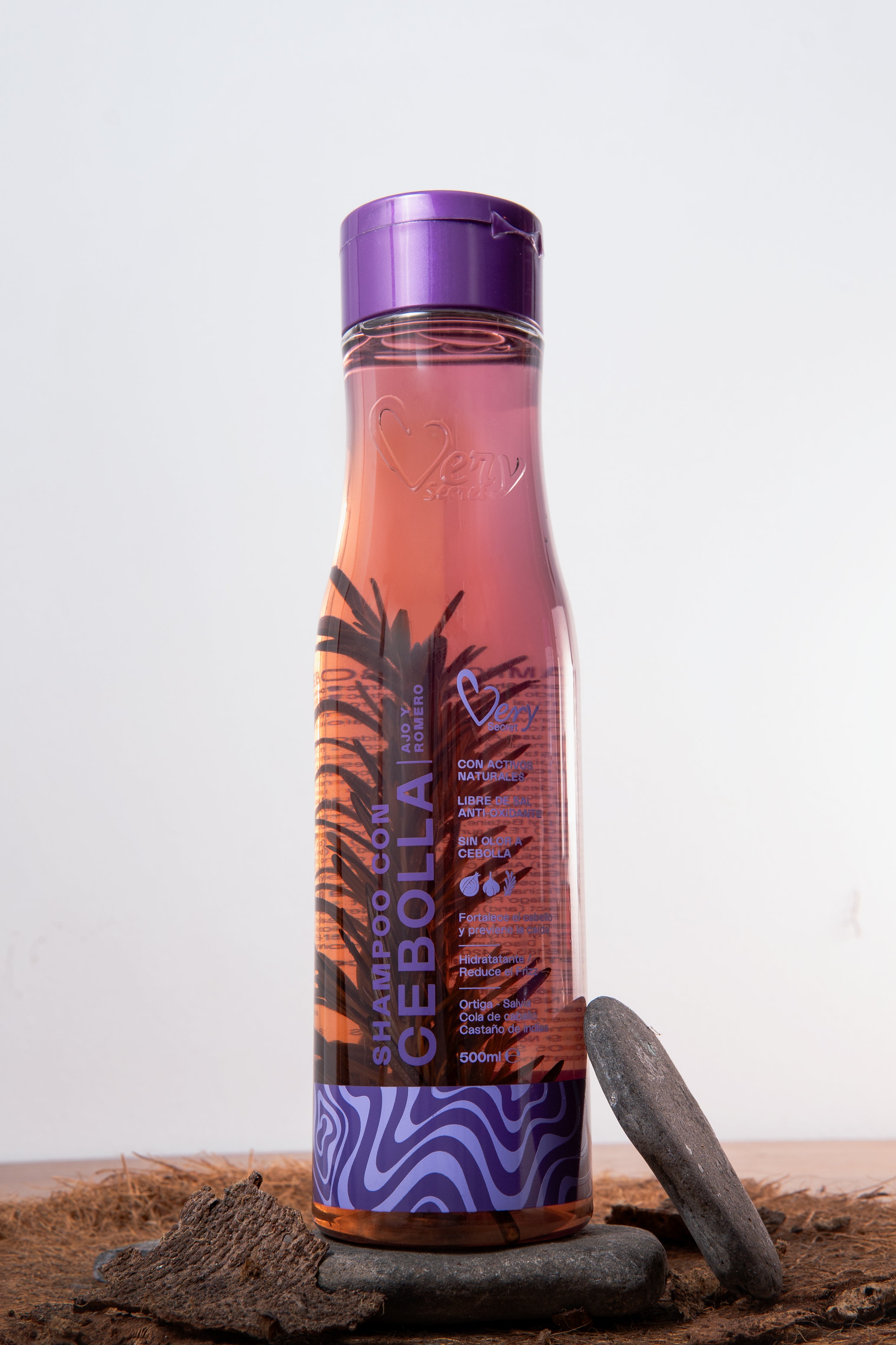 SHAMPOO CON CEBOLLA, AJO Y ROMERO X500ML