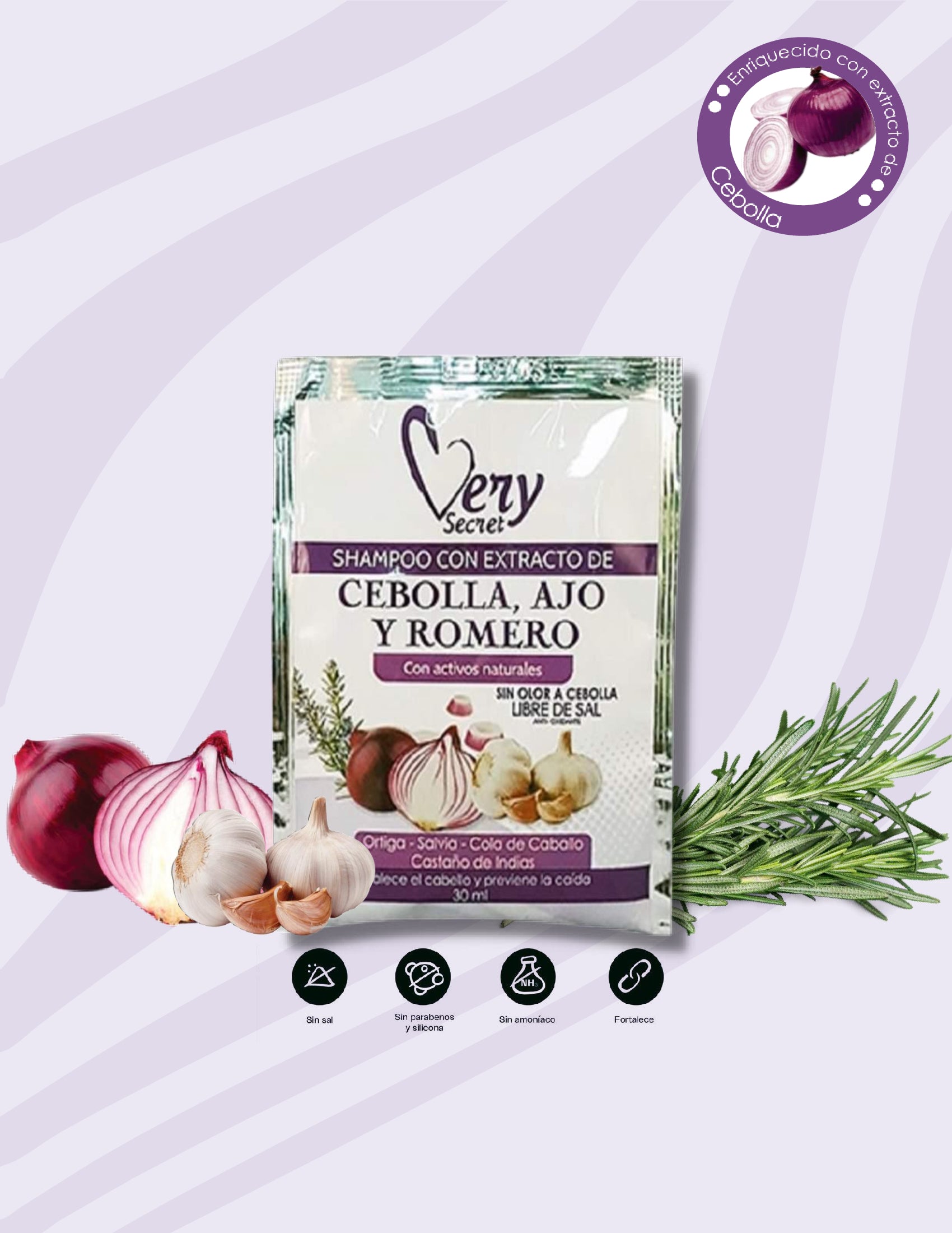 SACHET SHAMPOO CEBOLLA 30 ML